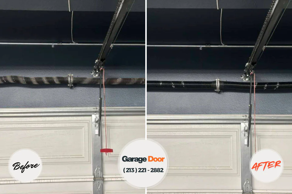 Before and after: garage door repair near me Carbondale